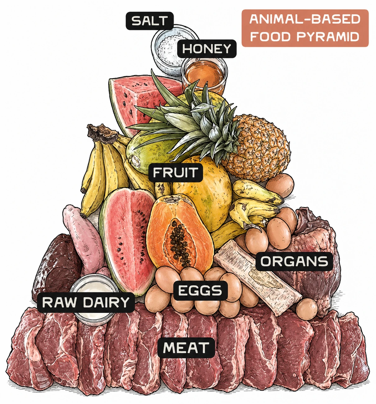 Animal-Based Food Pyramid