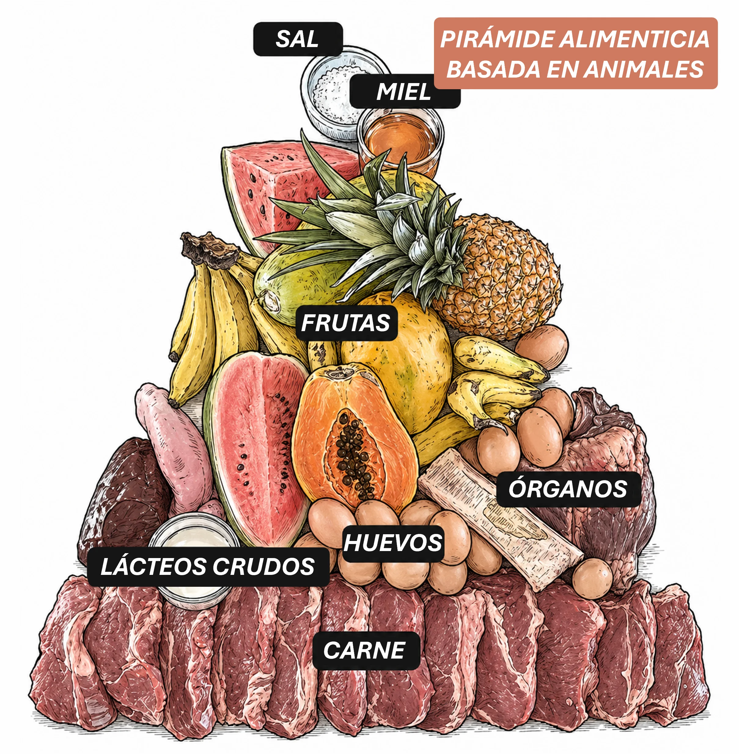 Pirámide Alimenticia Basada en Animales